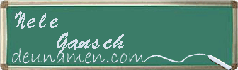 Nele Gansch Visitenkarte